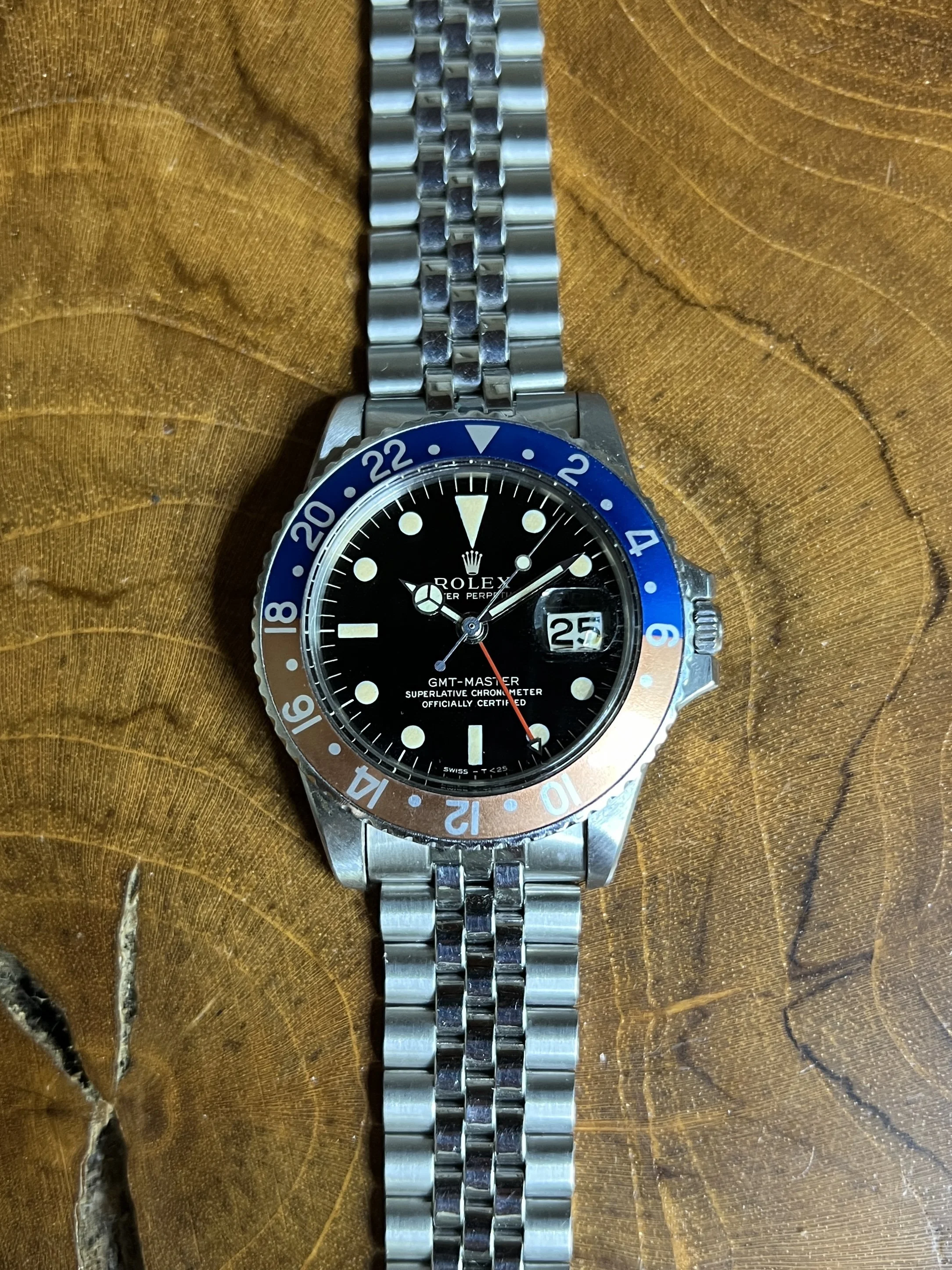1966 Rolex GMT-Master 1675 Gilt — Shiny Happy Objects